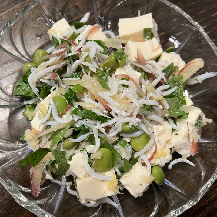 夏のさわやかポン酢あえ 食欲ないときにいかが?